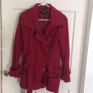 Fully lined wool pea coat